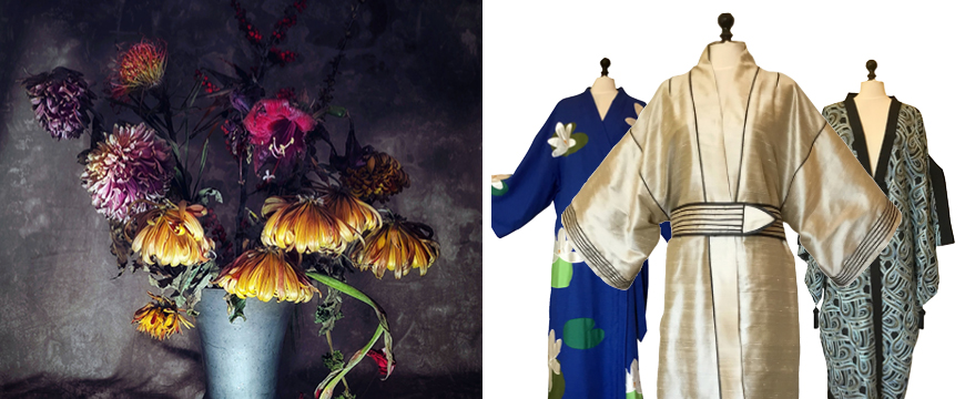 Vergane pracht van bloemen en Unieke kimono’s